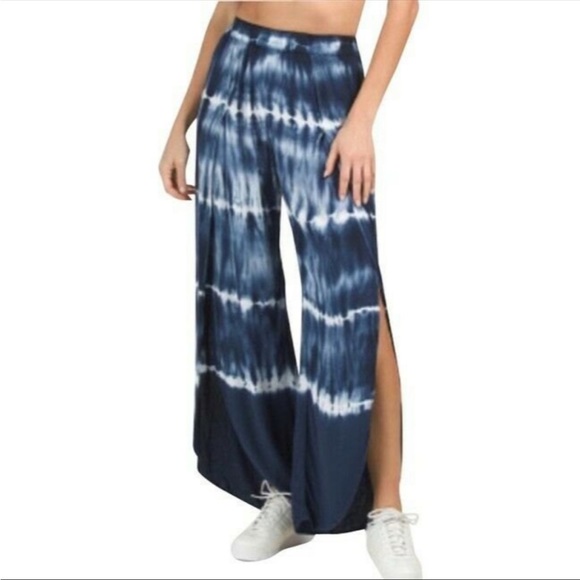 Young Fabulous & Broke Split Front Palazzo Pants - Picture 1 of 16